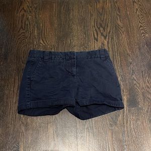 Navy J. Crew Chinco Shorts